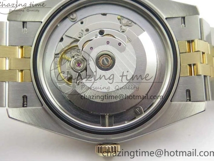 AAA Replica Watches SS Dial Wrapped WWF SS YG 41 Crystals DateJust 3128 on A YG Bracelet SoftTouch Edition Jubilee Best Wrapped Makers 126333 Black 0117